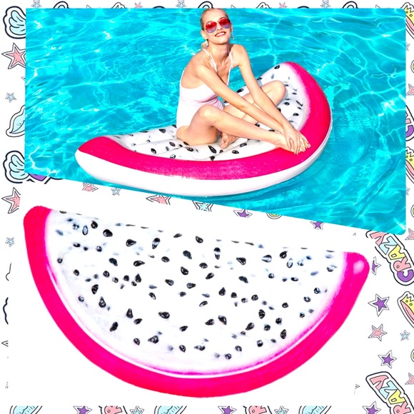 H2OGO! Other - Dragon Fruit H20 Go Pool Inflatable Dragon Fruit Pool Float
 Size: 67in X35in